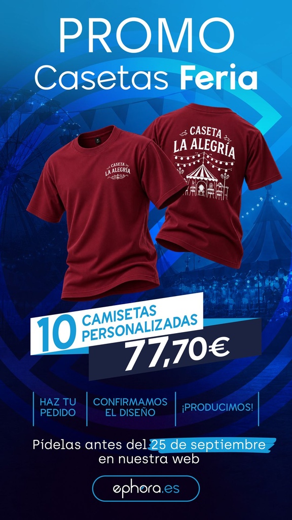 PACK 10 CAMISETAS FERIA (BLANCO | 01)